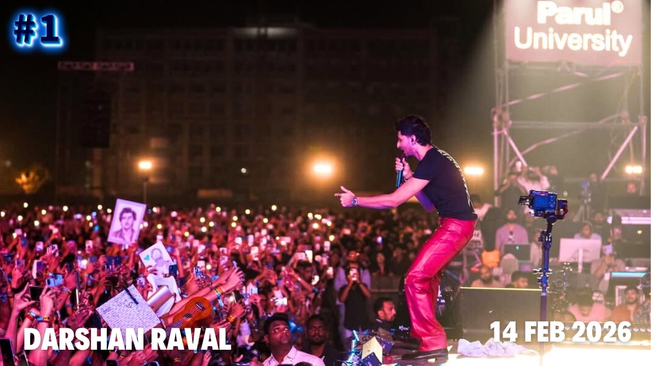 Darshan Raval @ParulUniversity 14 Feb 2026 Full Performance #darshanraval