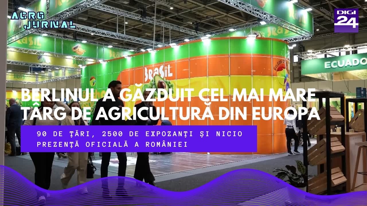 Cel mai mare târg de agricultură din Europa la Berlin I România nu a fost prezentă