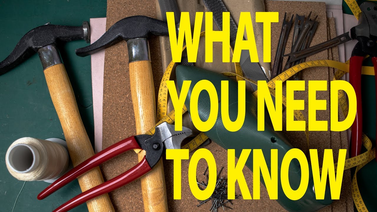Shoemaking supplies [Before you go to spend your money]