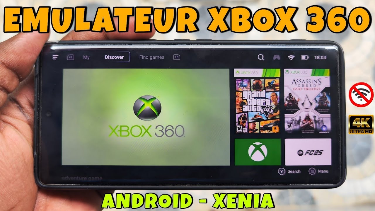 Comment Installer & jouer des jeux XBOX 360 sur Android (Xbox emulateur)