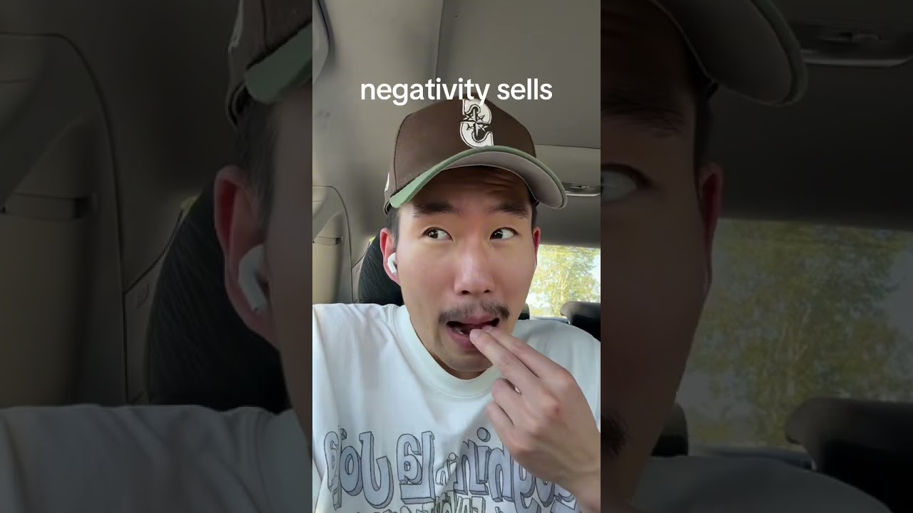 negativity sells - Ray Lau