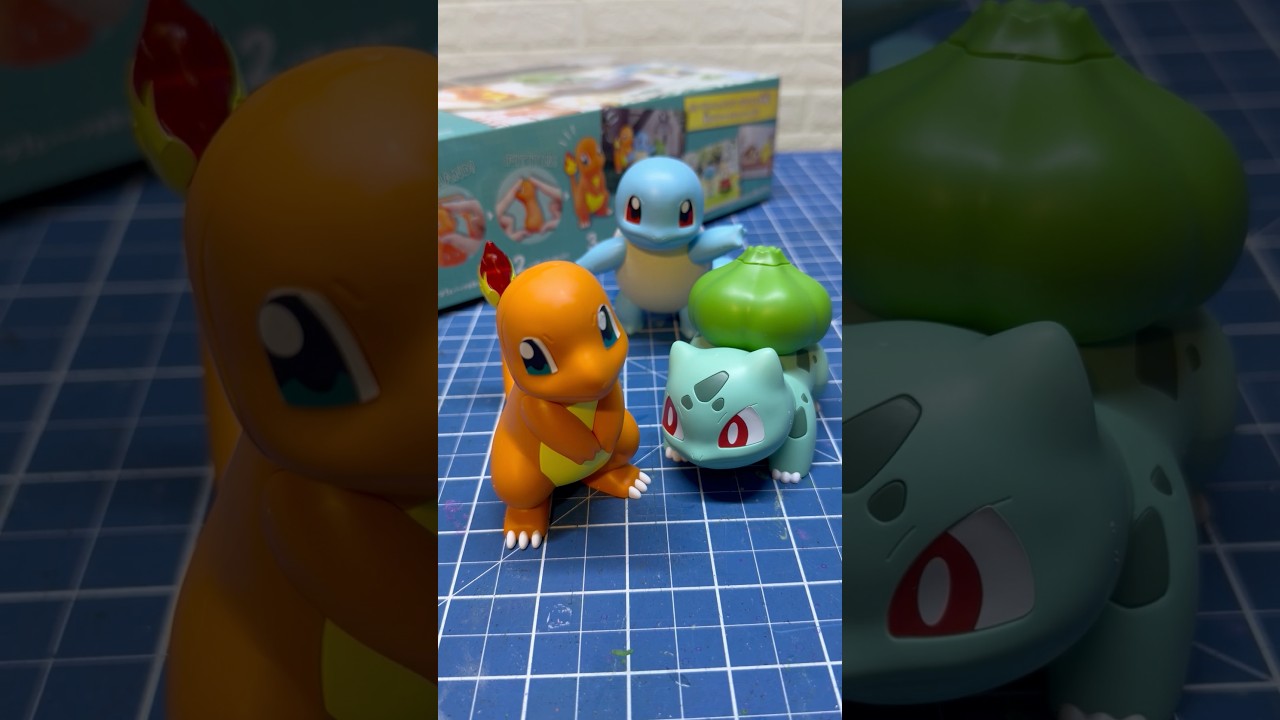 Trio inicial de Kanto de montar