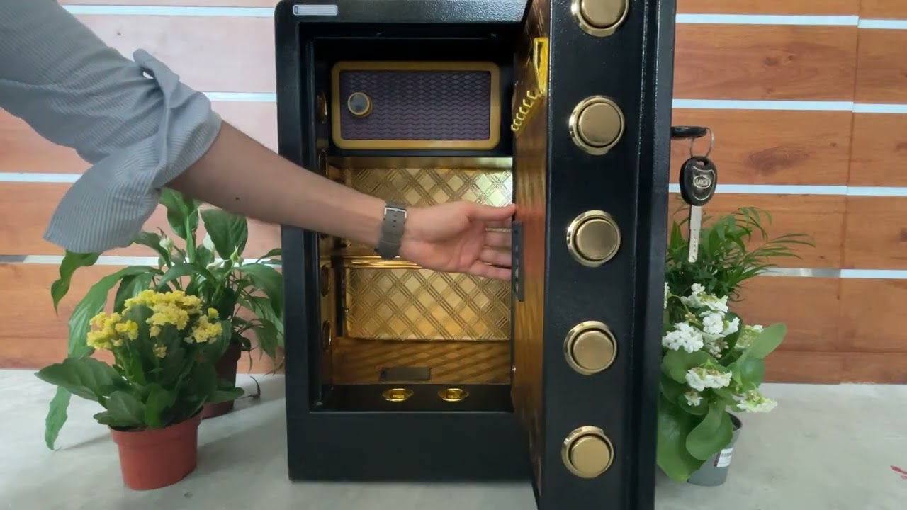 Rubik Safe Box Dual Lock How to Open, Set & Change Pin Code Password and Unlock Using Keys