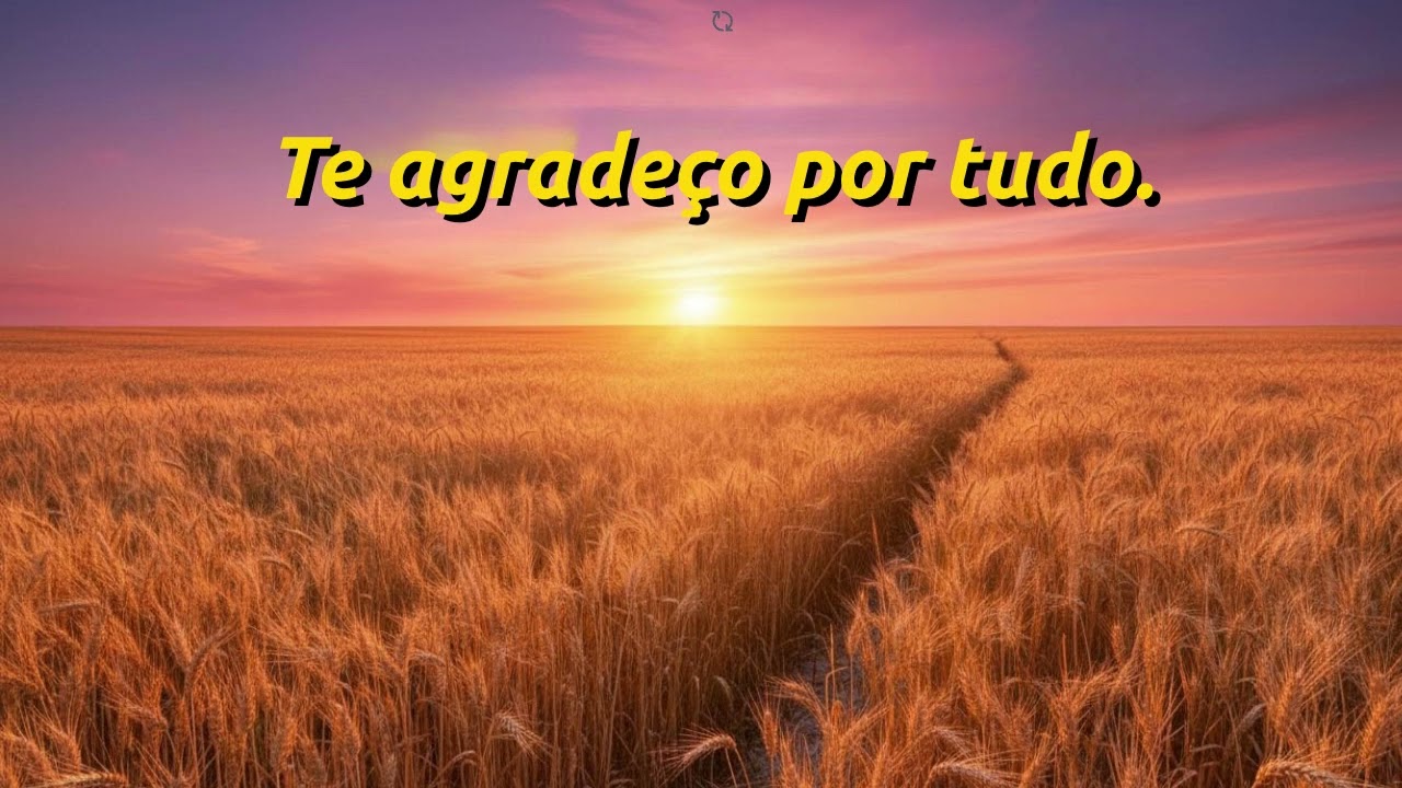 Te agradeço por tudo, Senhor da minha história