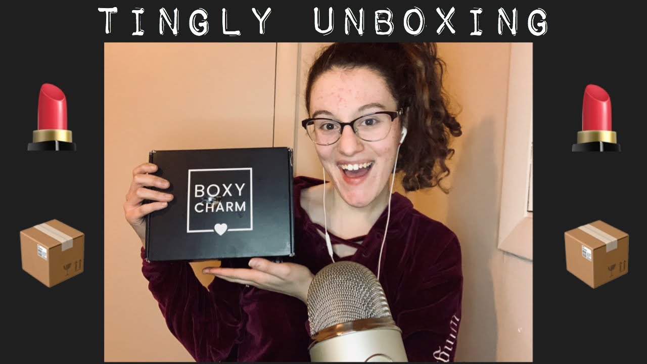 ASMR Unboxing BoxyCharm Makeup Box Subscription💄📦
