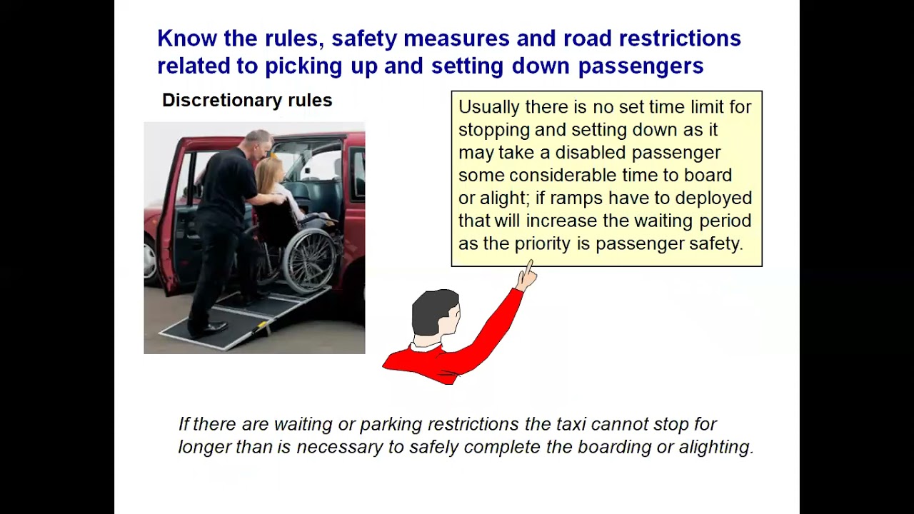 Unit 7 Routes and fares in the taxi and private hire vehicle industries