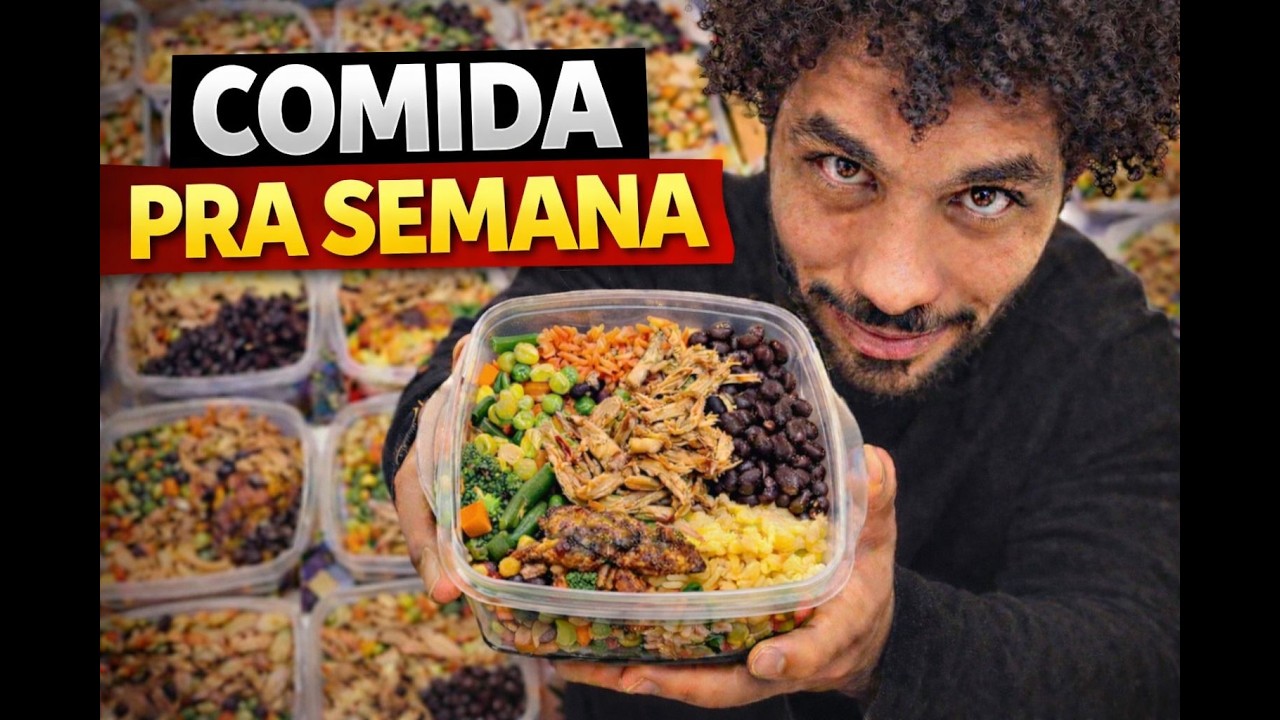 preparei todas as minhas marmitas da semana em 1 dia
