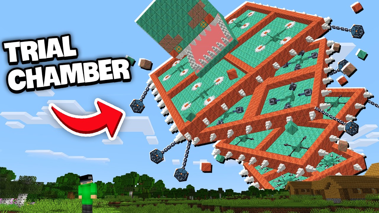 MÌNH BIẾN CÔNG TRÌNH THÀNH BOSS Trong Minecraft