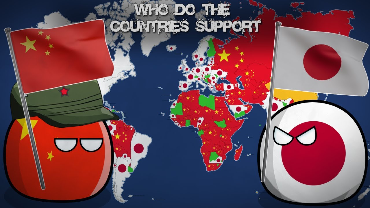WHO DO THE COUNTRIES SUPPORT? China or Japan?  Alternative Mapping P30