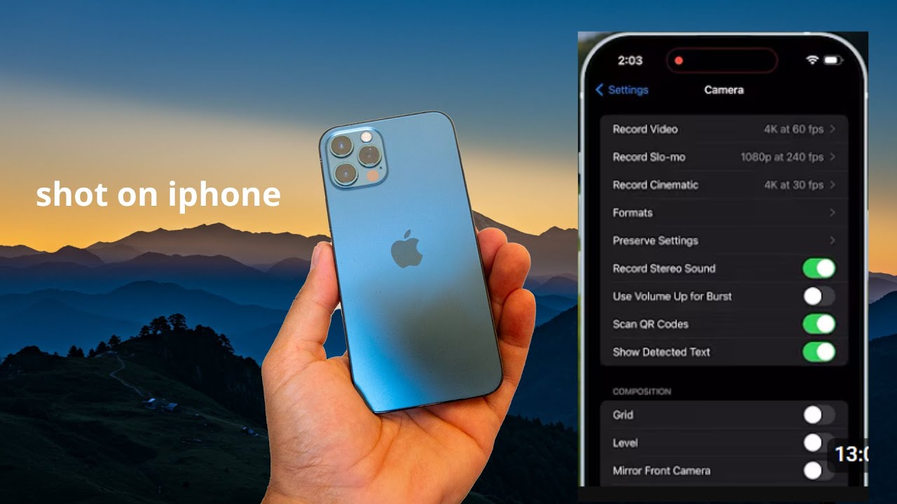 As MELHORES Configurações da Câmera do iPhone para as MELHORES Fotos e Vídeos