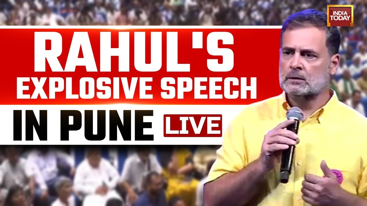 Live: Rahul Gandhi&rsquo;s Explosive Pune Speech At &lsquo;Chhatron Ki Goonj&rsquo; In Maharashtra | Congress vs BJP