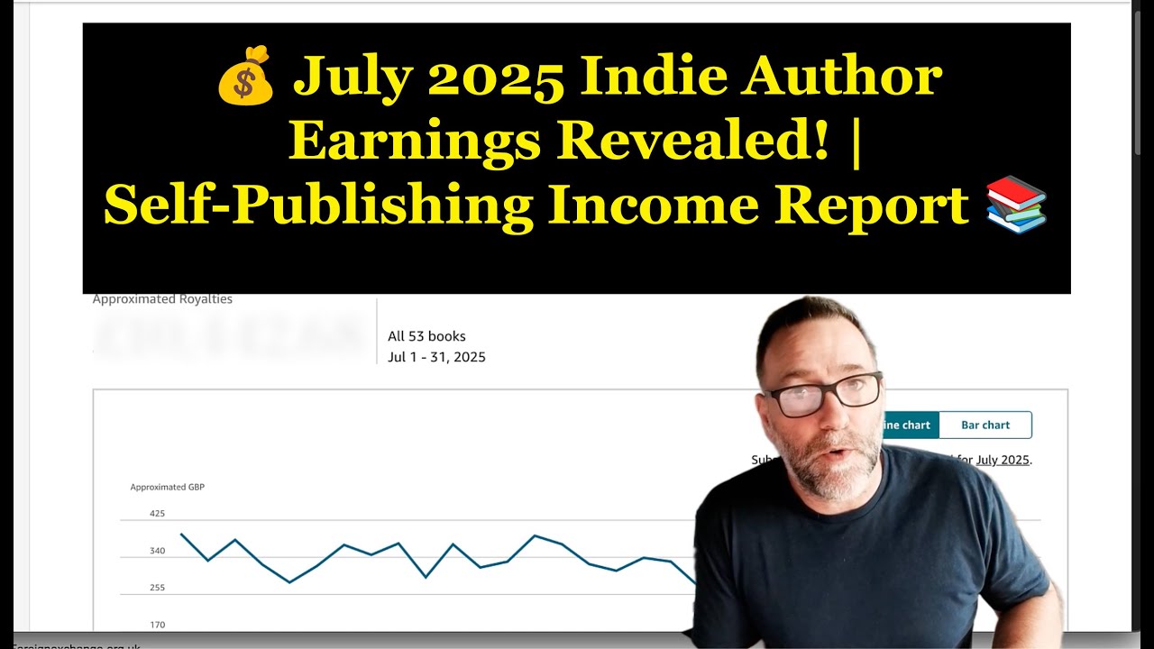 July 2025 Indie Author Earnings Revealed! | Self-Publishing Income Report 📚