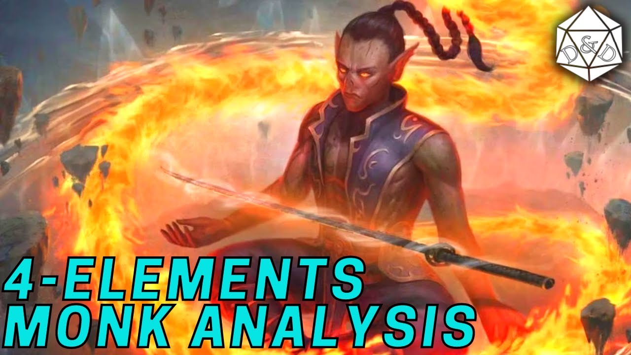 Complete Guide to Way of the Four Elements Monk Subclass | D&D 5e Deep Dive