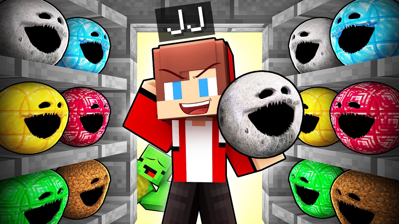 JJ BECAME ANY MOON WAKES UP to Troll Mikey in Minecraft (Maizen)