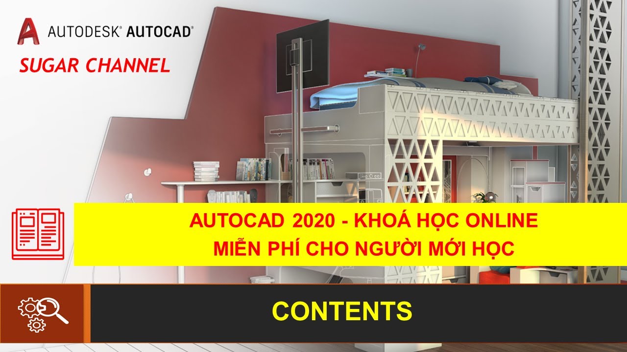 AUTOCAD 2020 - KHÓA HỌC ONLINE MIỄN PHÍ CHO NGƯỜI MỚI HỌC | SUGAR MEPF
