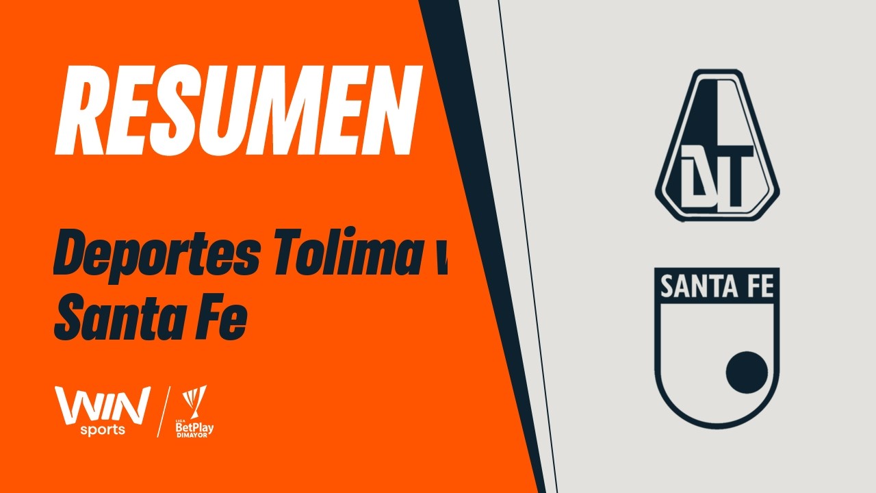 Tolima vs. Santa Fe (resumen y goles) | Liga BetPlay Dimayor 2026-1 | Fecha 10