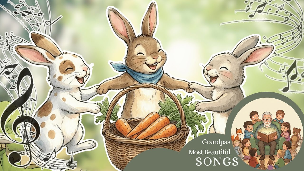 La canción de la zanahoria del conejito | Canción suave para niños
