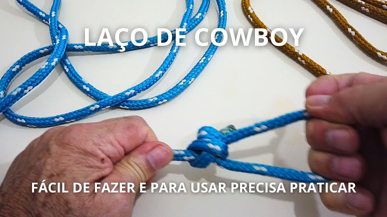 Como fazer o nó laço cowboy