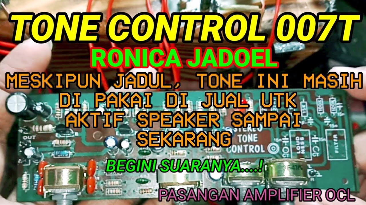 Tone Control Ronica Saturn 007T Stereo - Cocok untuk OCL 150w