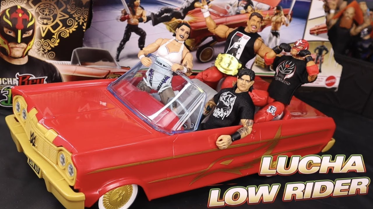 WWE Action Figure LUCHA LOW RIDER Playset Review/Unboxing