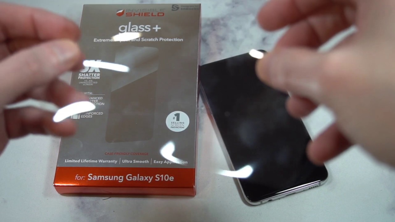 ZAGG - InvisibleShield Glass+ Screen Protector for Samsung Galaxy S10e Review
