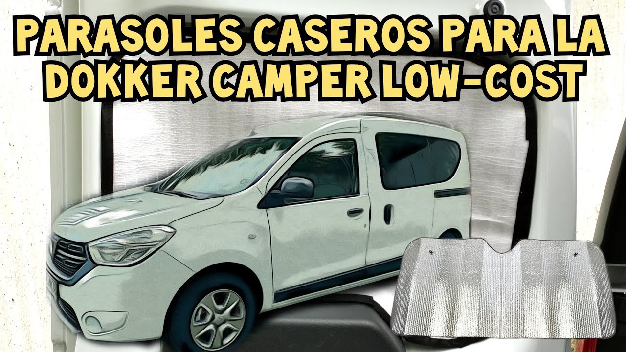 Parasoles de ventana caseros para tu camper / mini camper
