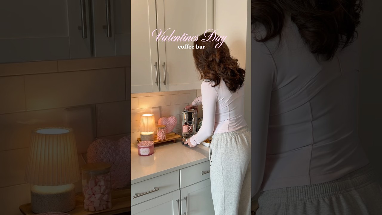 Давайте украсим мою кофейню ко Дню святого Валентина 💘🌸💕🎀 