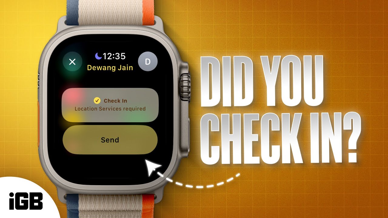 WatchOS 11 Check-In Feature: How to Use it on Your Apple Watch? 🚶 🏃 🚴