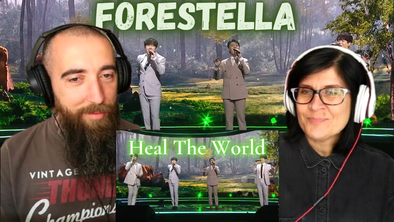 Forestella -  Heal The World (REACTION) with my wife