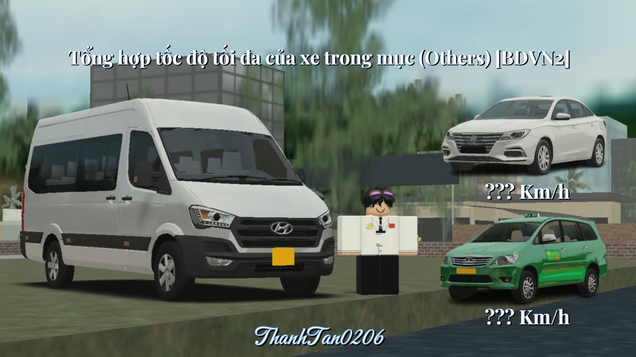 Tổng hợp tốc độ tối đa của xe trong mục (Others) [BDVN2]