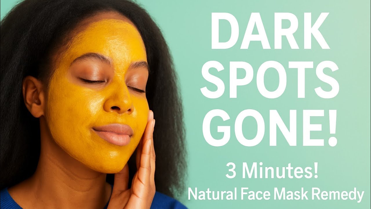 “Dark Spots Gone in 3 Minutes! 💛 Natural Face Mask Remedy”