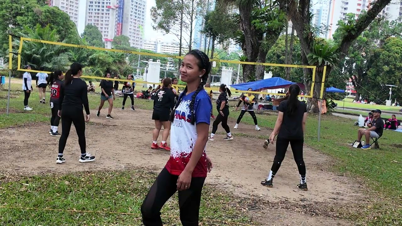 Volleyball with team reunited 
