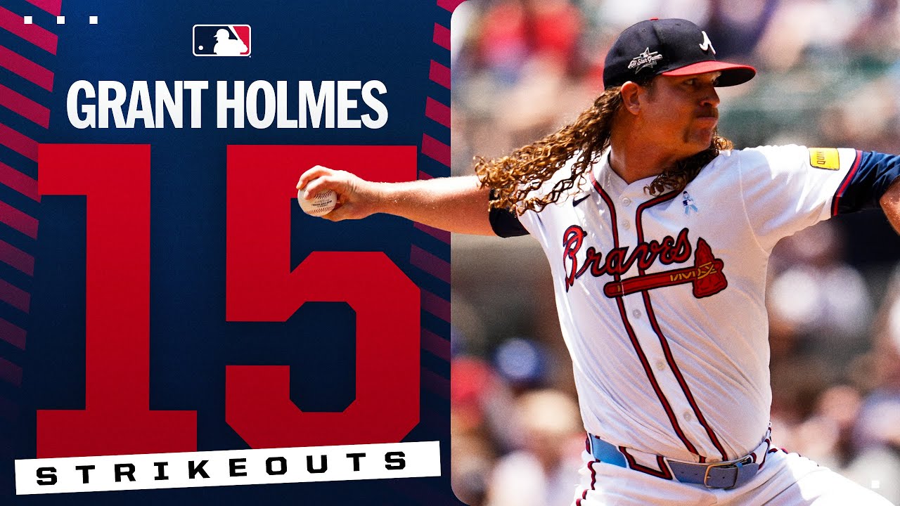 15 STRIKEOUTS! 😤 Grant Holmes records the most strikeouts in game this season!