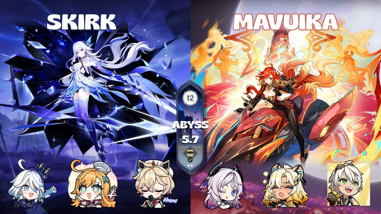 C0R1 Skirk & C0R1 Mavuika | Spiral Abyss 5.7 | Genshin Impact