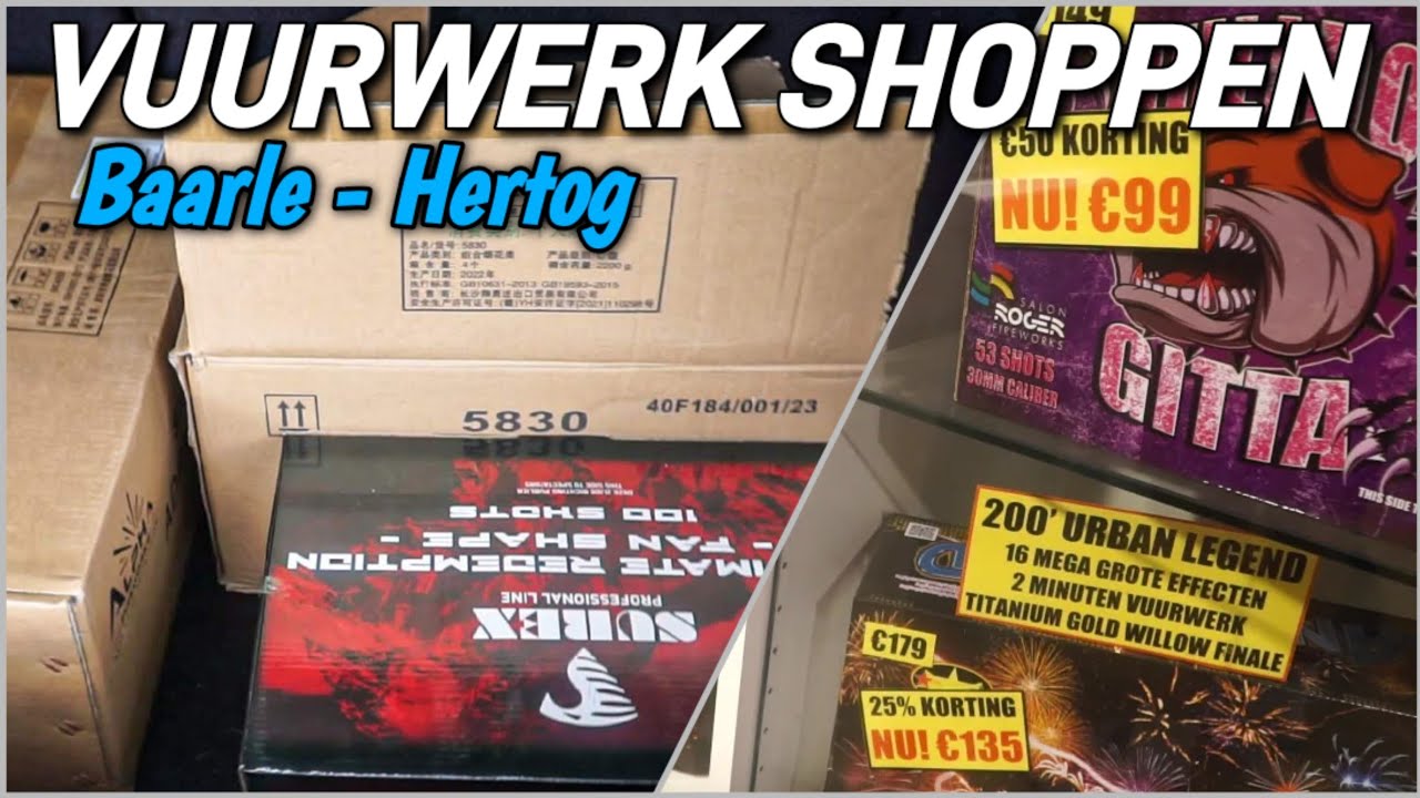 €300+ VUURWERK SHOPPEN BELGIË 2023