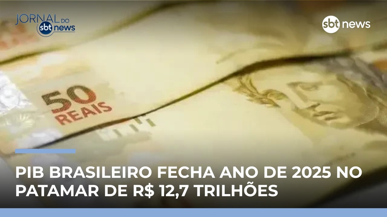 PIB do Brasil cresce 2,3% em 2025 e especialista analisa números do IBGE | #JornaldoSBTNews
