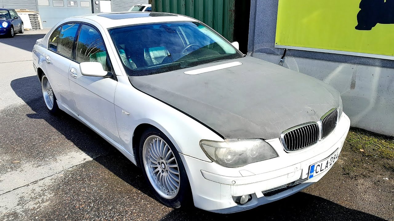 V8! Купил BMW 750i E65. Стояла много лет