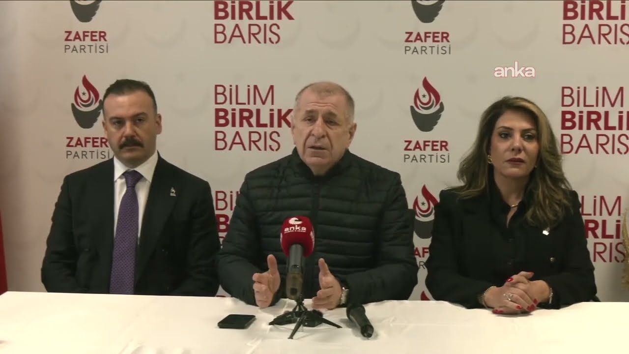 Zafer Partisi Genel Başkanı Ümit Özdağ, partisinin Hatay İl Başkanlığı açılışında konuşuyor #Canlı