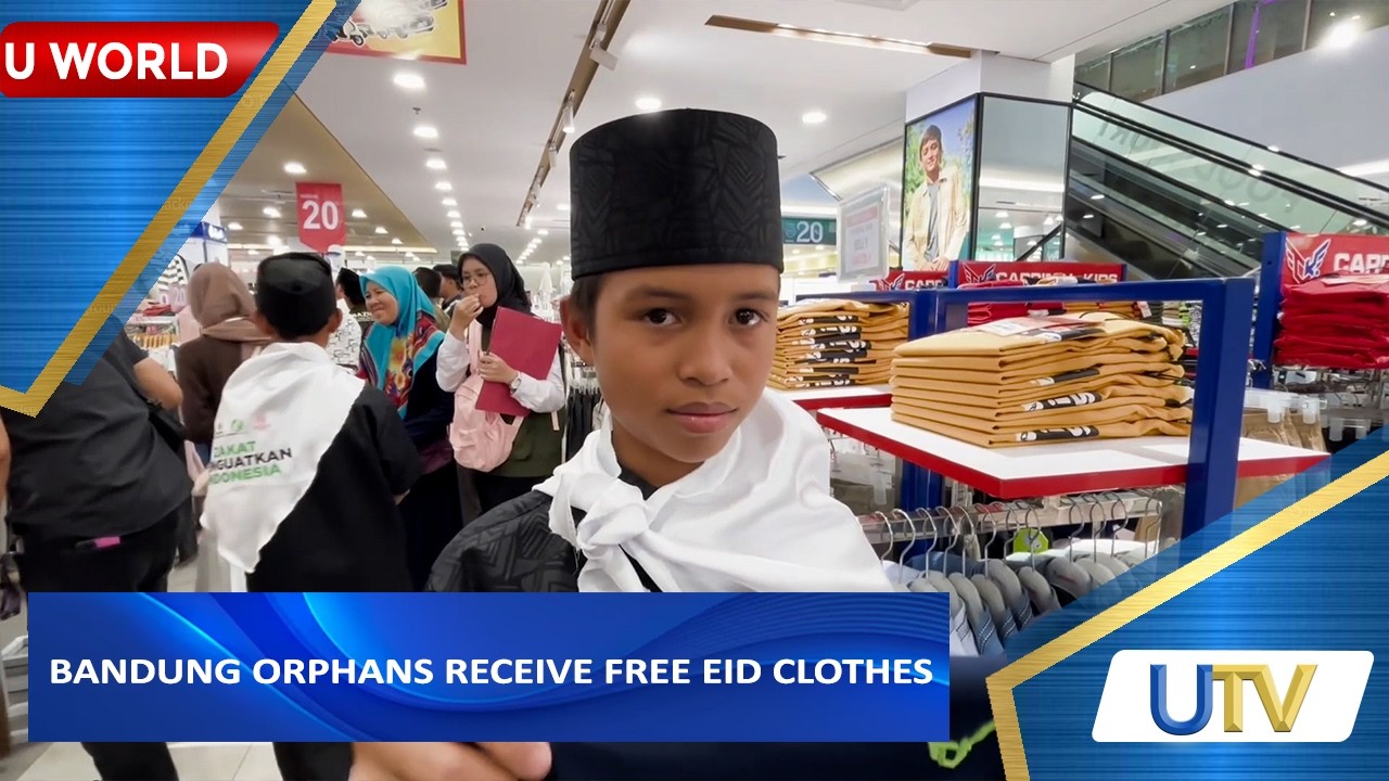 Bandung Orphans Receive Free Eid Clothes | U World | UTV
