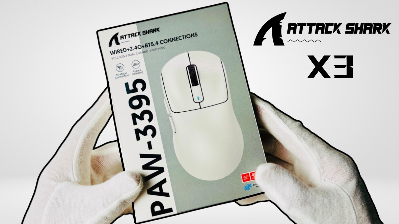 Attack Shark X3 Gaming Mouse Unboxing + Fortnite Gameplay