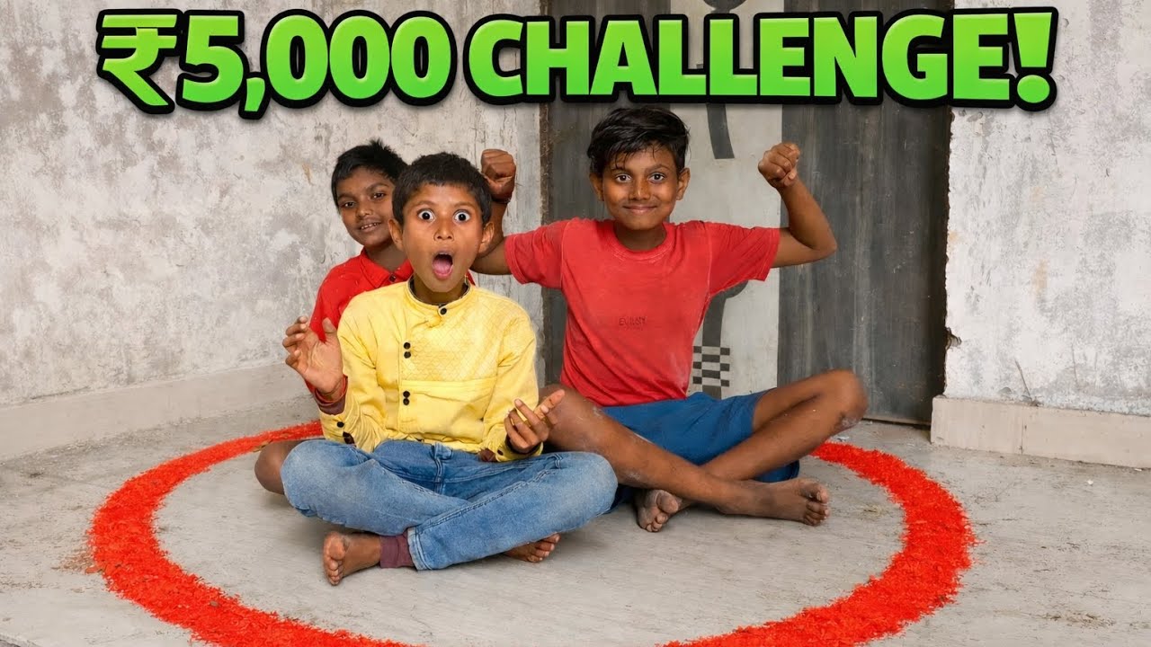 Last to leave circle wins ₹5,000 😱#views #challenge #trainding #viedo 