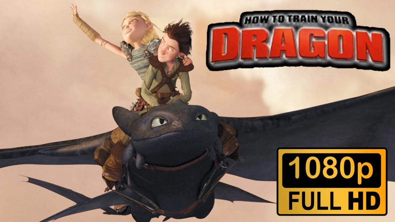 How to Train Your Dragon - Romantic Flight Scene - (High Quality HD) Upscaled