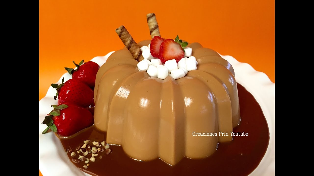 Gelatina de Cajeta , dulce de leche