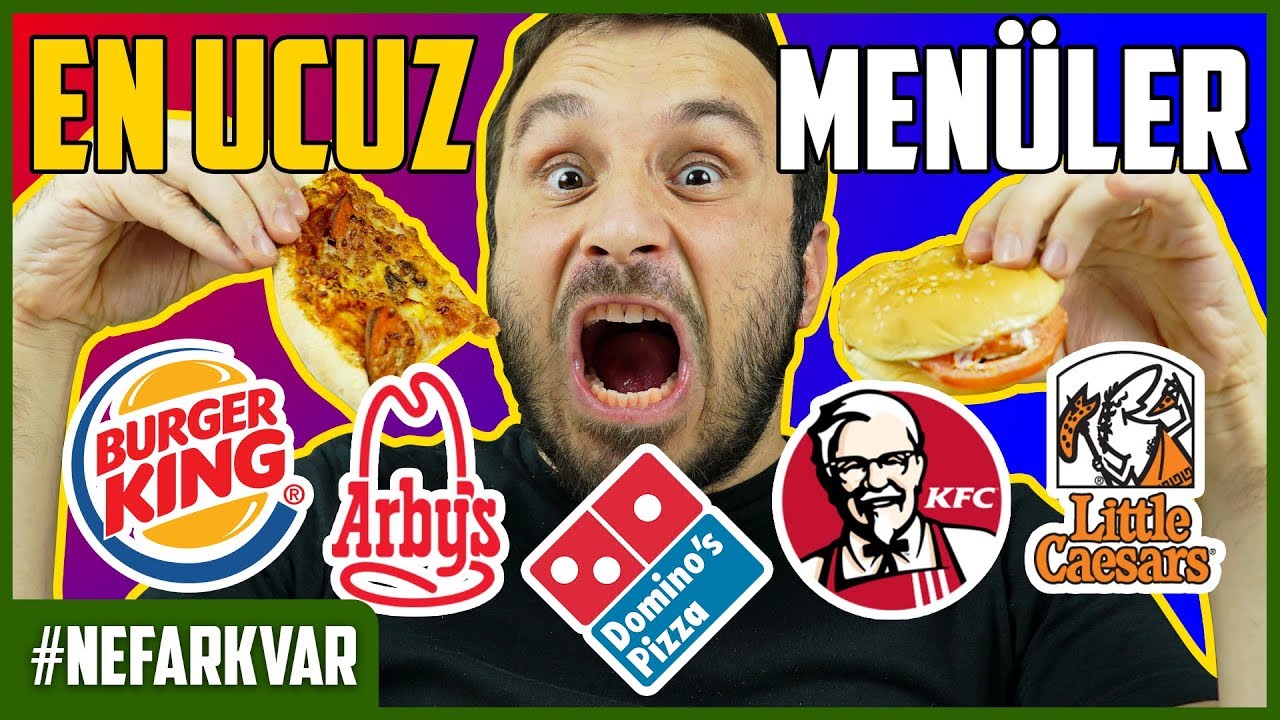 EN UCUZ MENÜLERİ YEDİK! | HANGİSİ DAHA İYİ