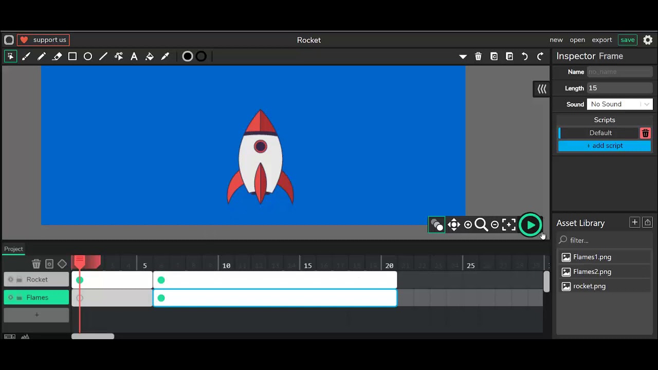 Rocket Launch - Wick Editor