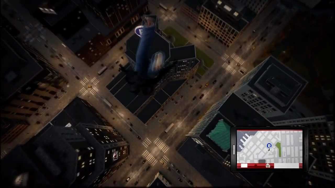 The Amazing Spiderman Black Classic Suit/Costume Free Roam At Night Fighting Crime (HD)