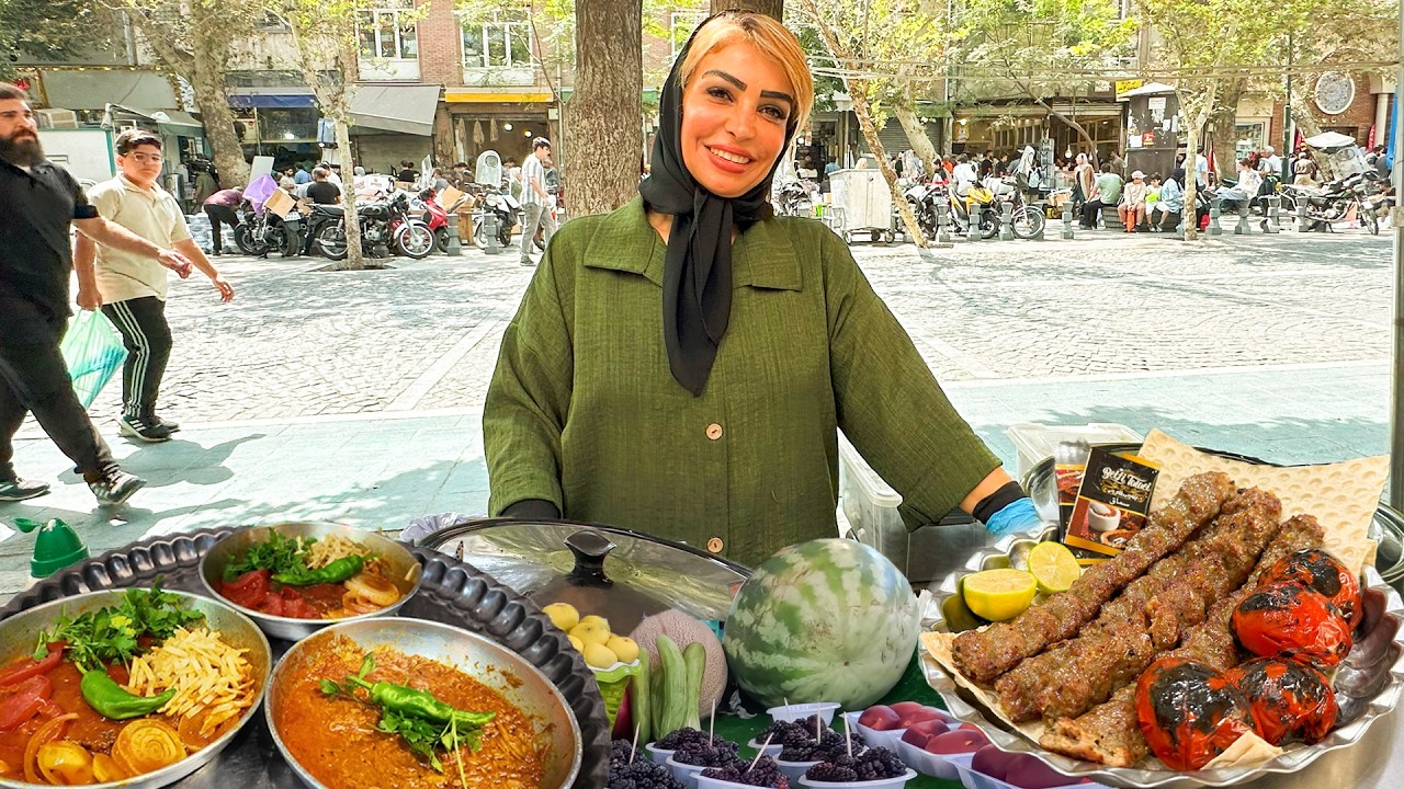 IRAN’S CRAZIEST BAZAAR  | LARGEST Street Food Tour in Tehran 🇮🇷