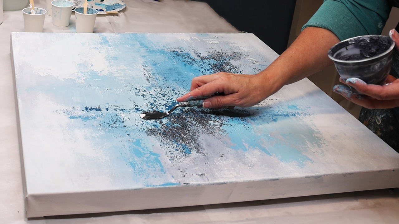 Layer by Layer – Watch This Textured Abstract Painting Come to Life
