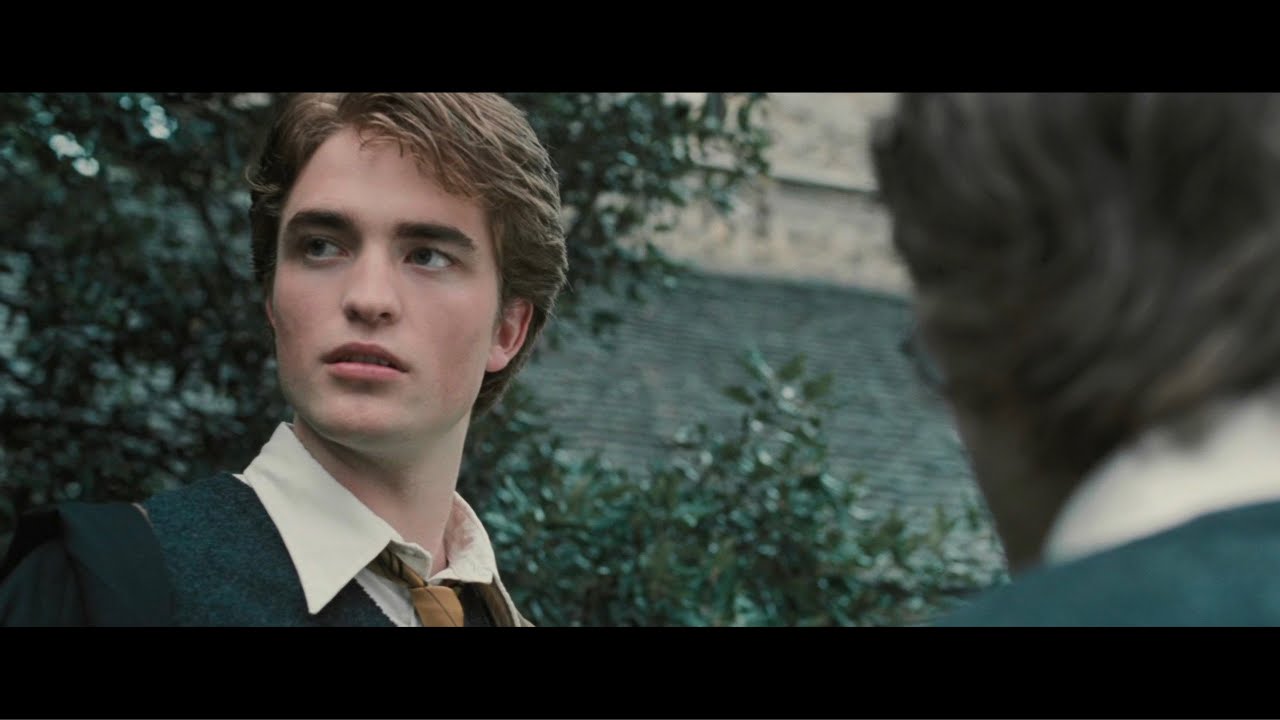 Every time Cedric Diggory was on screen in Harry Potter and the Goblet of Fire