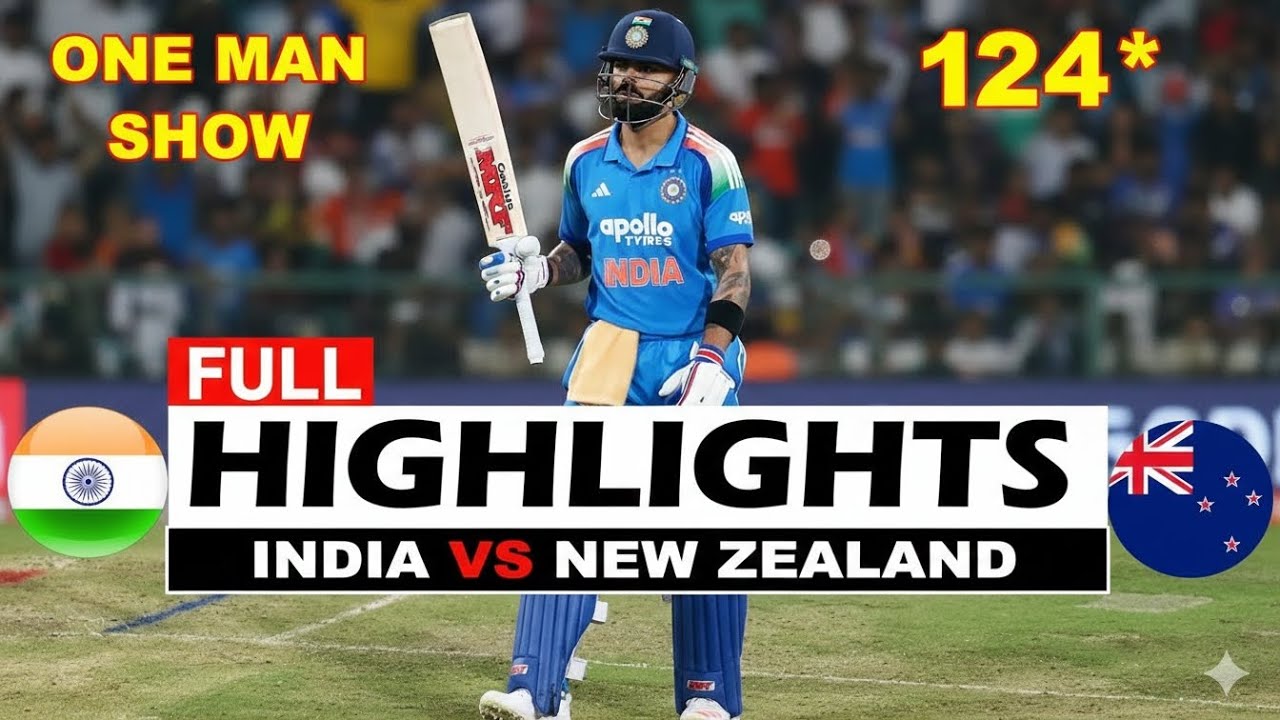 IND vs NZ 3rd ODI Match Full Highlights 2026 #indvsnz #gamechanger #viratkohli 